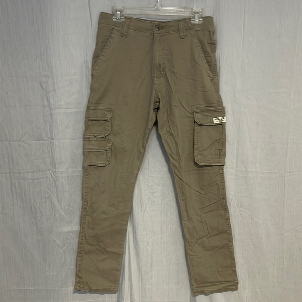Wrangler Tan Cargo Pants Outdoor Comfort